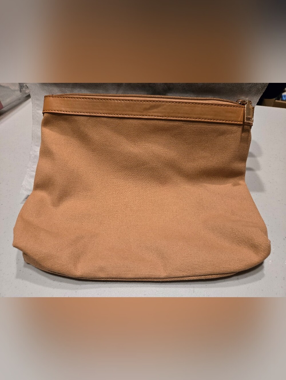 Like New - Unisex URBAN EXPRESSIONS Canvas Travel Tote in Tan